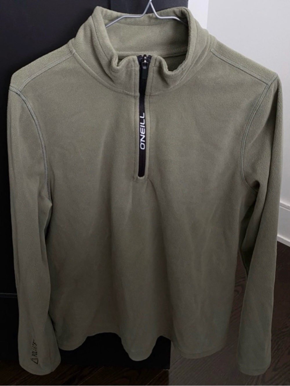 O'Neill Women's Fleece Quarter-Zip Sweatshirt XL Sage